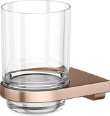 KEUCO Collection Moll Glashalter 12750 mit Echtkristall-Glas, verchromt, Wandmontage