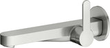 KEUCO IXMO Einhebel-Waschtischmischer Unterputz Wandmontage 187 mm Messing gebürstet