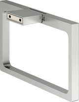 KEUCO Handtuchring Edition 11 11121, verchromt – Eckiges Design, starr, Wandmontage
