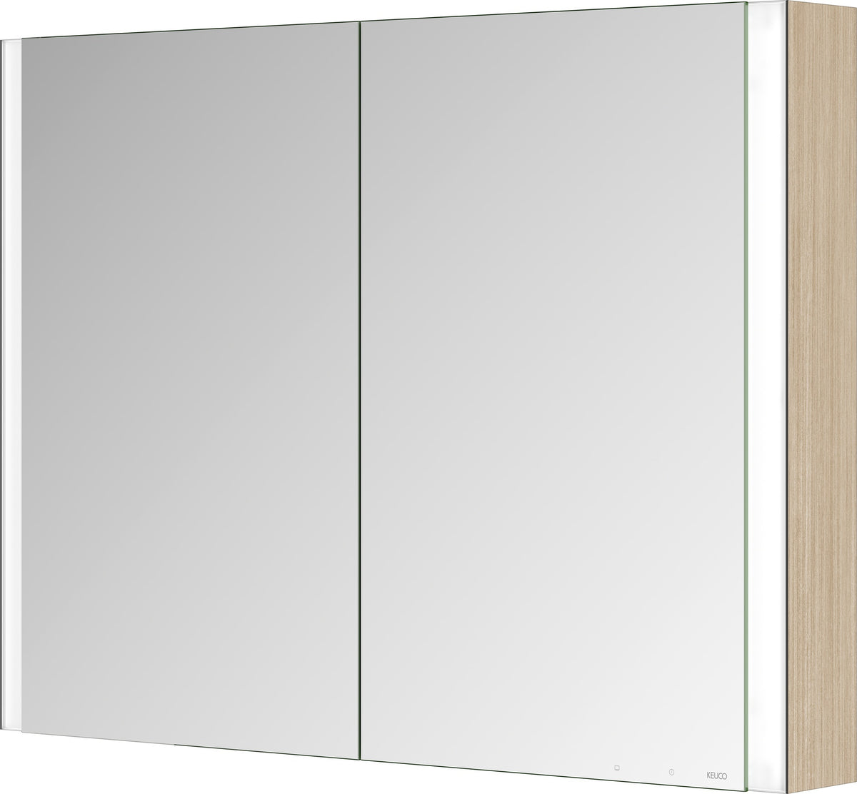KEUCO Somaris Spiegelschrank 1000 x 710 x 128 mm – verspiegelt, Wandvorbau