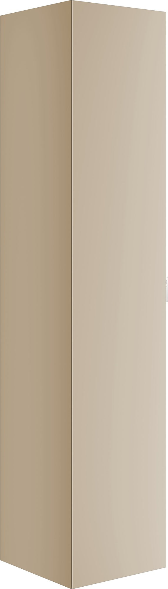 KEUCO Edition 11 Art Hochschrank mit Steckdose, 1-türig, links, 400 x 1800 x 360 mm, blue satin/Glas blue satin