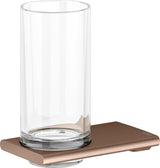 KEUCO Edition 400 Glashalter mit Echtkristall-Glas, verchromt – Wandmontage, softcube Design