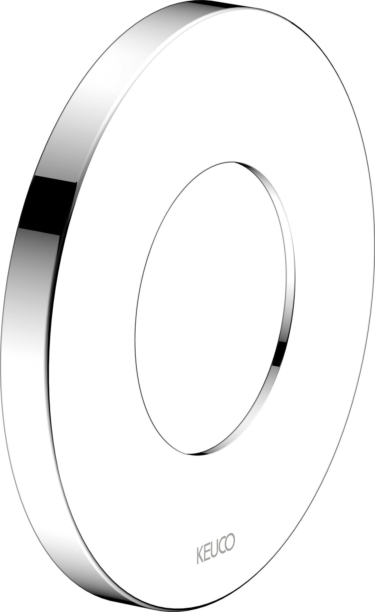 KEUCO IXMO Wandrosette 59556, rund, 105 mm, verchromt – für Ab- und Umstellventile