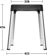 KEUCO AXESS Bad-Hocker 35082 – verchromt/weiß, stilvoll & funktional