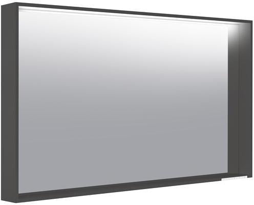 KEUCO X-Line Lichtspiegel 460x850mm anthrazit – LED, Touch-Sensor, A++