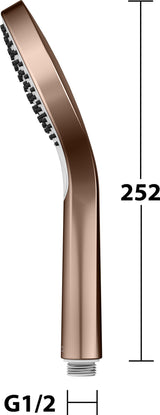 KEUCO IXMO_solo Handbrause 59580 verchromt – 1 Strahl, Eco Air, 100 mm