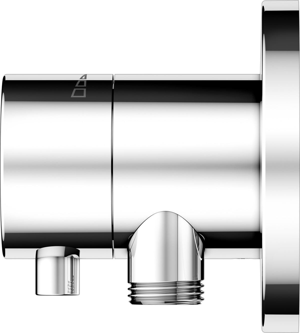 KEUCO IXMO Comfort Absperrventil Unterputz DN15 mit Schlauchanschluss verchromt