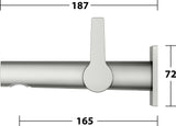 KEUCO Edition 11 Einhebel-Waschtischmischer UP Wandmontage verchromt