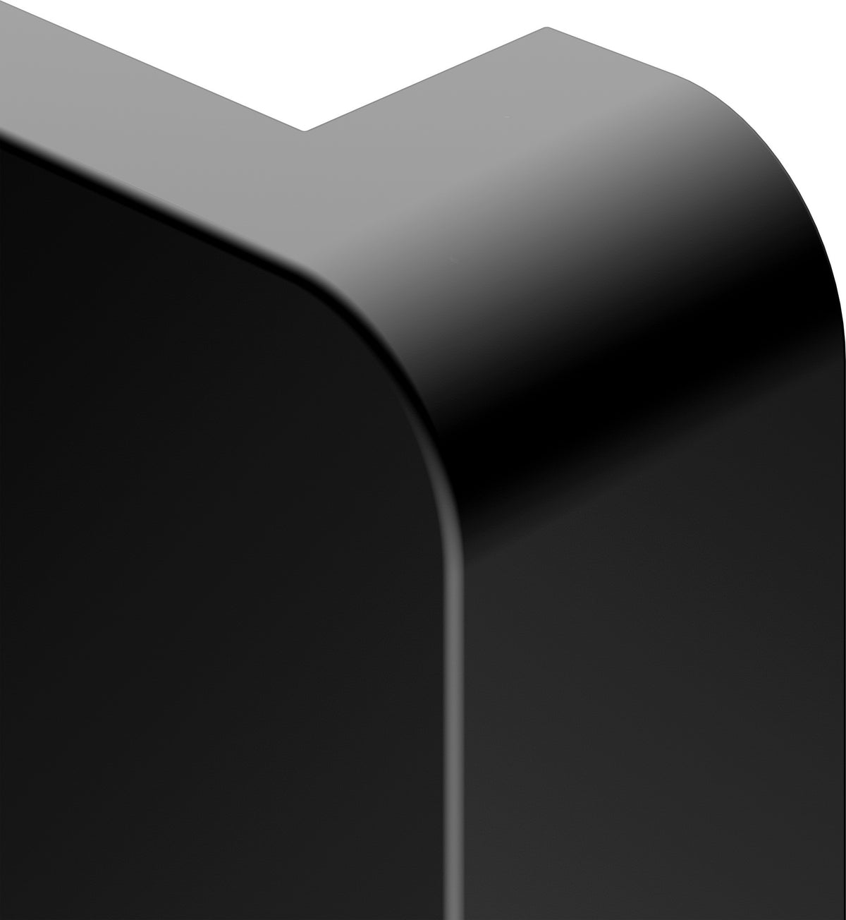 KEUCO AXESS Adapterplatte 35004 für Stützklappgriff 35003, Schwarz Matt