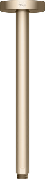KEUCO Brausearm Elegance 51688, Deckenanschluss, 100 mm, verchromt – Rundes Design für die Deckenmontage