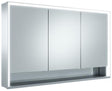 KEUCO Royal Lumos Spiegelschrank 1200 mm mit Beleuchtung, 3 Türen, silber-eloxiert