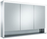 KEUCO Royal Lumos Spiegelschrank 1200 mm mit Beleuchtung, 3 Türen, silber-eloxiert