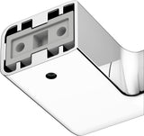 KEUCO Collection Moll Badetuchhalter 400 mm verchromt – Wandmontage, eckige Form, 1 Stange