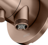 KEUCO IXMO Comfort 3-Wege Umstellventil rund Messing gebürstet