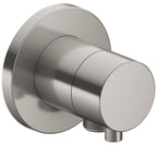 Edelstahl-finish / rund