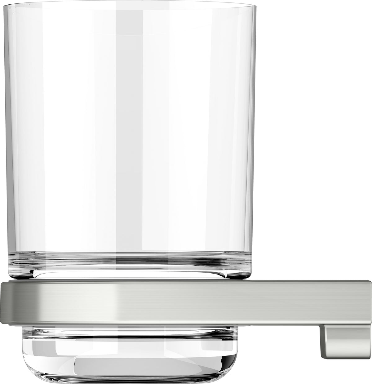 KEUCO Collection Moll Glashalter 12750 mit Echtkristall-Glas, verchromt, Wandmontage