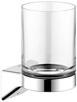 KEUCO Aveno Glashalter 14650 mit Echtkristall-Glas, verchromt – Zahnputzbecher-Halterung