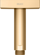 KEUCO Brausearm Edition 300 Deckenanschluss 100 mm verchromt – Eckige Form für moderne Duschen