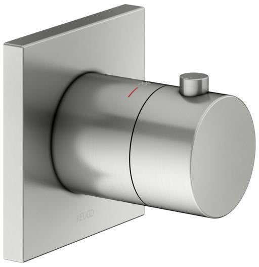 KEUCO IXMO Thermostatarmatur Unterputz rund verchromt – mit Sicherheitssperre bei 38 °C