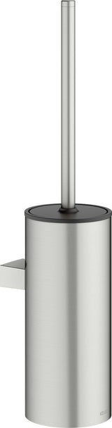 KEUCO Collection Moll Toilettenbürstengarnitur Wand verchromt/weiß – Wandmontage mit Deckel