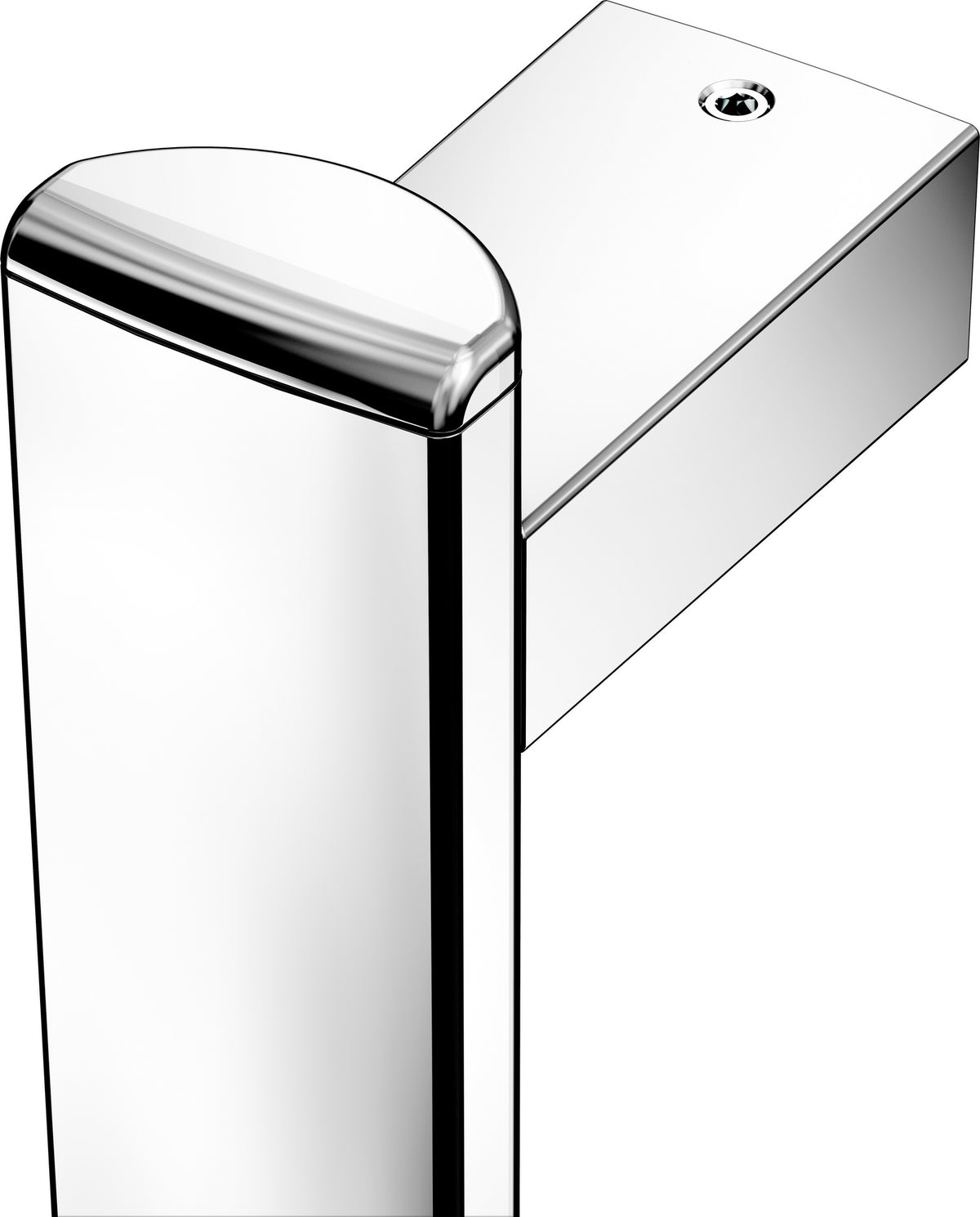 KEUCO AXESS Duschhandlauf 550/531/1301 mm mit Brausestange rechts, silber-eloxiert