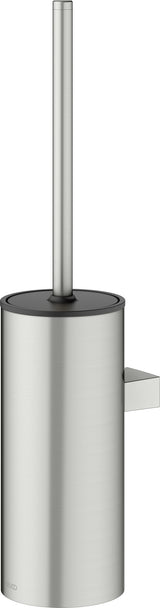 KEUCO Collection Moll Toilettenbürstengarnitur Wand verchromt/weiß – Wandmontage mit Deckel