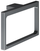 KEUCO Handtuchring Edition 11 11121, verchromt – Eckiges Design, starr, Wandmontage