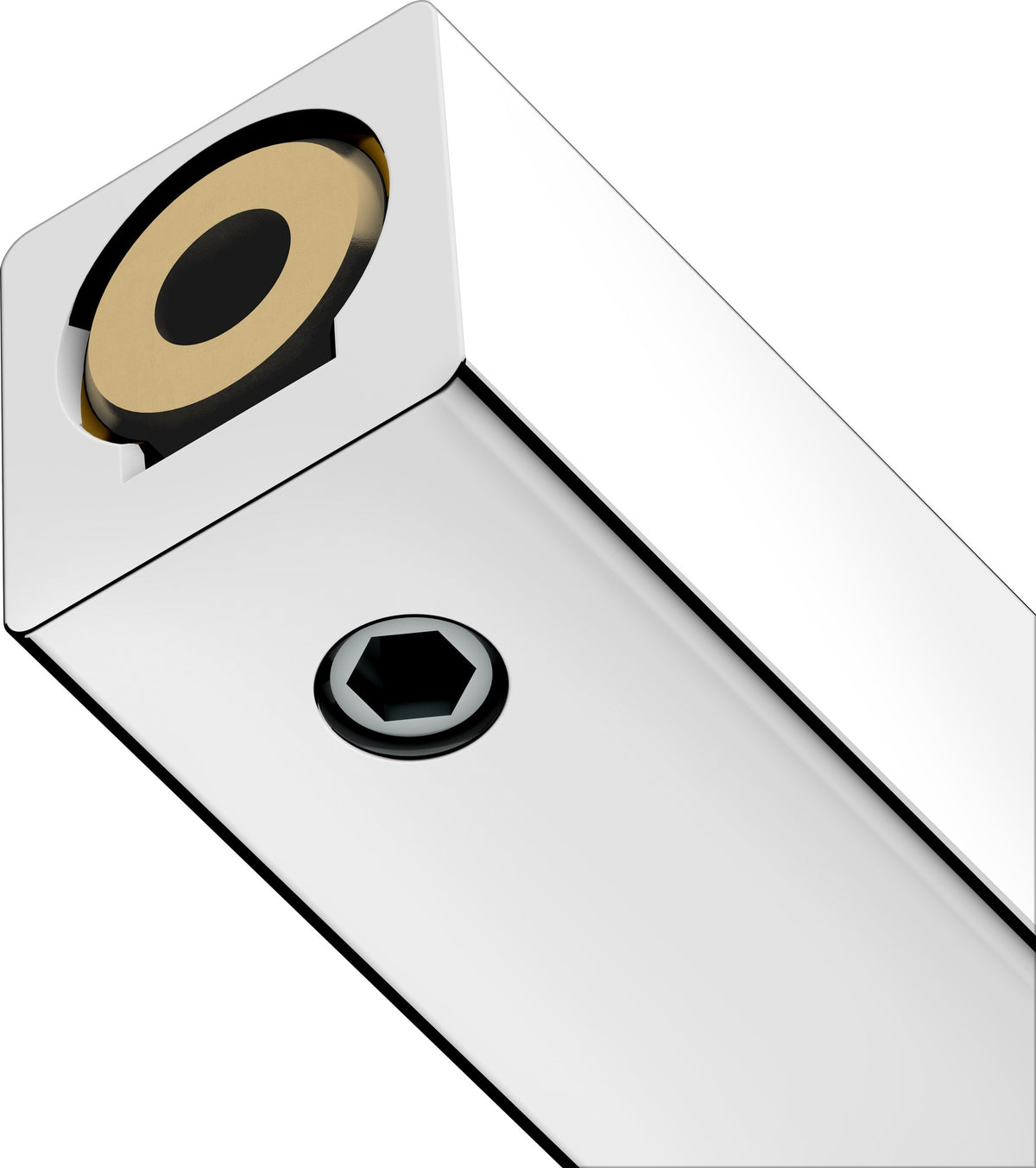 KEUCO Handtuchhaken Edition 11 11114 – Verchromter Einfachhaken, 47 mm, Wandmontage