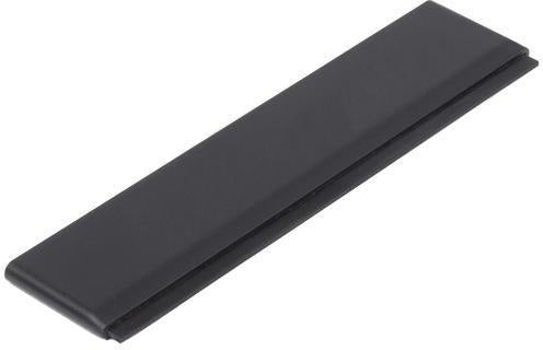 KEUCO Ersatz-Glasabzieher für Handwischer Collection Moll, schwarz-matt, Aluminium