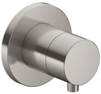 Edelstahl-finish / rund