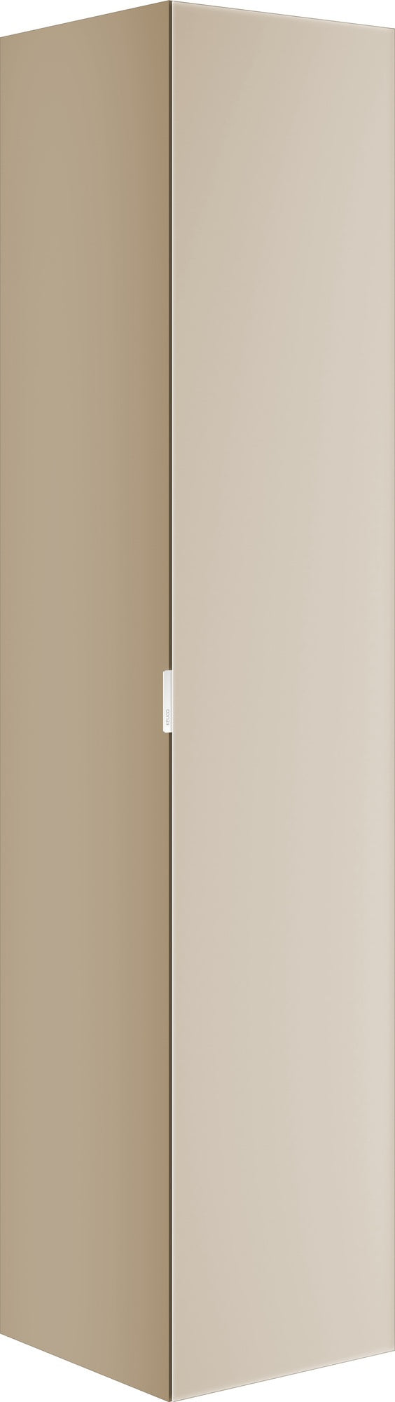 KEUCO Edition 11 Art Hochschrank 400 x 1800 x 360 mm, 1-türig, rechts, mit Steckdose, weiß