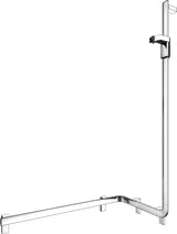 KEUCO AXESS Duschhandlauf 550/531/1301 mm mit Brausestange rechts, silber-eloxiert