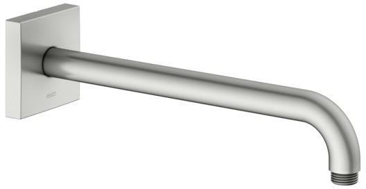 KEUCO Brausearm Edition 300, Wandanschluss, 300 mm, verchromt – Eckige Form, Metall