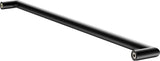 KEUCO REVA Badetuchhalter 600 mm schwarz matt mit integriertem Haken – Wandmontage