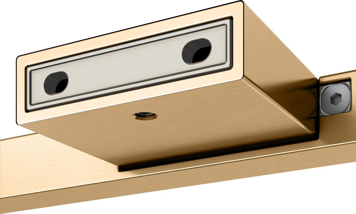 KEUCO Handtuchring Edition 11 11121, verchromt – Eckiges Design, starr, Wandmontage