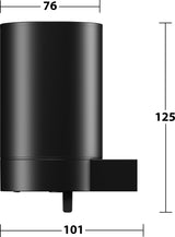 KEUCO PLAN Lotionspender 280 ml verchromt mit Pumpe und Wandhalterung