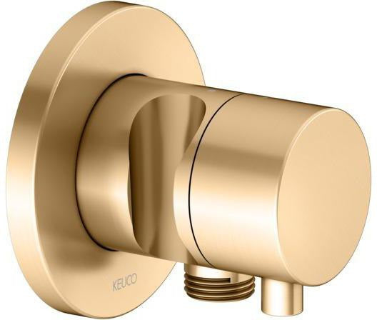 KEUCO IXMO Comfort Absperrventil Unterputz DN15 rund Messing gebürstet 59541