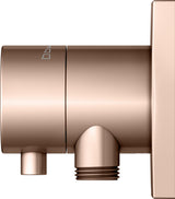 KEUCO IXMO Comfort Absperrventil Unterputz DN15 rund Messing gebürstet 59541