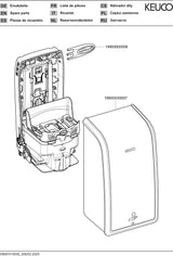 KEUCO Hagleitner Desinfektionsspender elektronisch Wandmodell Chrom-finish