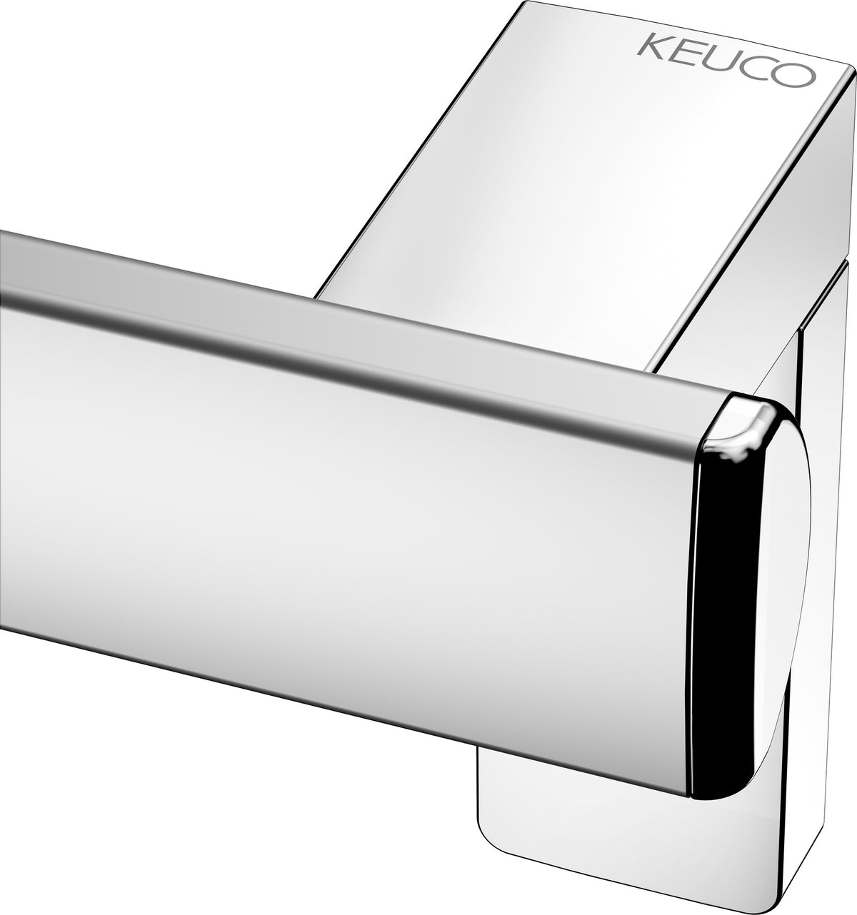 KEUCO AXESS Winkelgriff 90° links 381/851 mm silber-eloxiert – Wandmontage