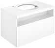 KEUCO STAGELINE Waschtischunterbau 800 mm cashmere mit Auszug und Hahnloch links
