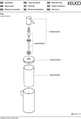 KEUCO PLAN Lotionspender 14953, Wandmodell mit Pumpe, verchromt, 250 ml