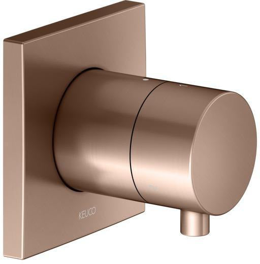 KEUCO IXMO Comfort 3-Wege Umstellventil rund Messing gebürstet