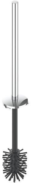 KEUCO Plan Care WC-Bürste 34964 verchromt – Metall Toilettenbürste für Wand-WC