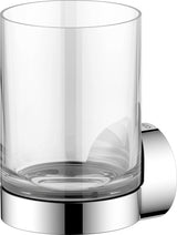 KEUCO REVA Glashalter 12850 mit Echtkristall-Glas – verchromt