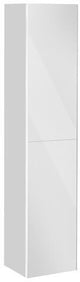 KEUCO Royal Reflex Hochschrank mit Wäschekorb, 1-türig, links, anthrazit/anthrazit