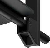 KEUCO Klappsitz zum Einhängen Care 35181 verchromt/schwarz – Wandmontage