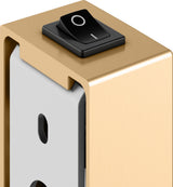 KEUCO iLook_move Kosmetikspiegel eckig 200 mm beleuchtet mit Wippschalter verchromt