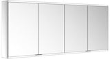 KEUCO Royal Modular 2.0 Spiegelschrank, beleuchtet, 1750 mm, 4 Türen, silber-eloxiert, ohne Steckdose