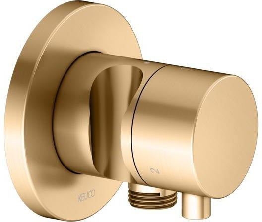 KEUCO IXMO Comfort 3-Wege Umstellventil rund Messing gebürstet